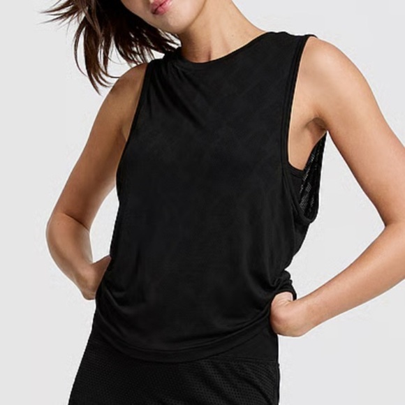 Victoria’s Secret PINK Black Muscle Tank - Picture 1 of 3